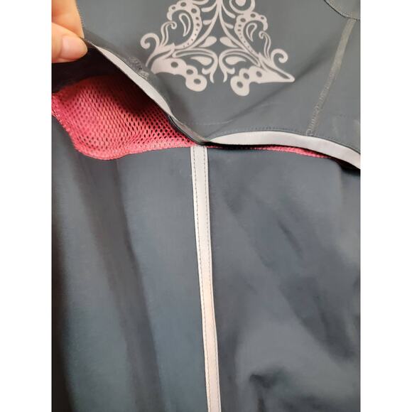 Athleta Womens Athletic Zip Up Jacket Vest Sleeveless Zipped Pocket Gray Medium - Picture 5 of 7